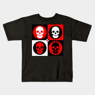 Skull Pattern | Pop Art Kids T-Shirt